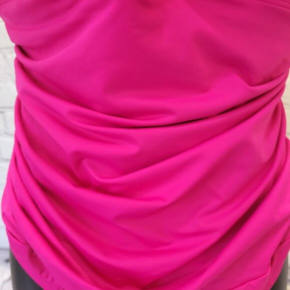 Lauren Ralph Lauren Plus Size Halter-Neck One Piece Swimsuit - Picture 3 of 7